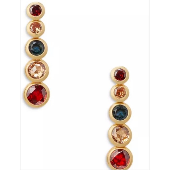 NWT Kate Spade On the Dot Linear Earrings - Picture 1 of 5